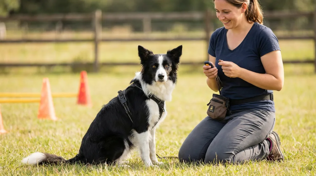 photo : Comment dresser son Border Collie en automne : Le guide