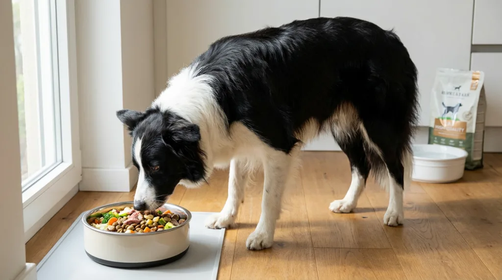 photo ; Border Collie : 7 Conseils d'Alimentation Essentiels pour Votre Athlète Canin