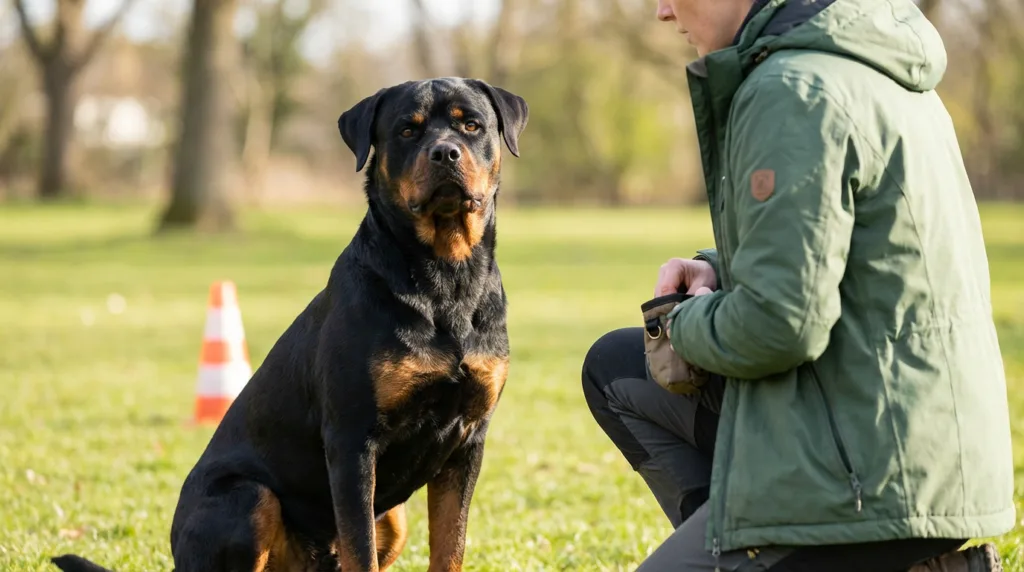 photo : 8 Idées Santé Essentielles pour Votre Rottweiler cet Automne