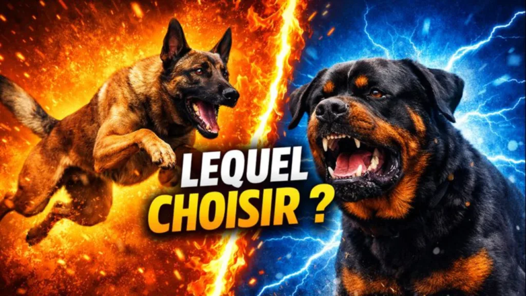 photo : Rottweiler vs Malinois : Quel est le protecteur ultime pour votre foyer ?
